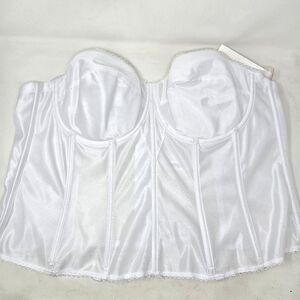DOMINIQUE 52C White Corset Straps NWT